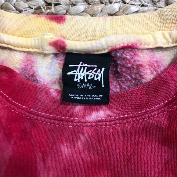 Stussy tie dye sweatshirt S unisex vintage - Picture 3 of 5